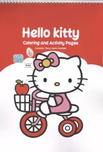 کتاب رنگ آمیزی HELLO KITTY (کد 1688)،(سیمی)