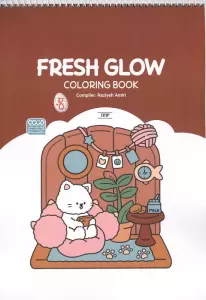 کتاب رنگ آمیزی FRESH GLOW (کد 1712)،(سیمی)
