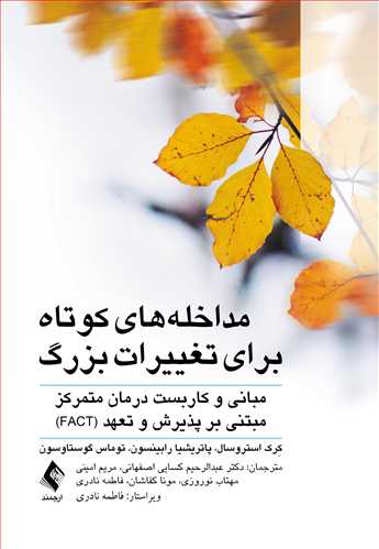 مداخله‌های کوتاه برای تغییرات بزرگ
مبانی و کاربست درمان متمرکز مبتنی بر پذیرش و تعهد (FACT)
