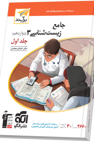 تصویر جامع زیست‌شناسی دوازدهم جلد 1 برآیند (درس‌نامه و تست) بانک کتاب TNTBook