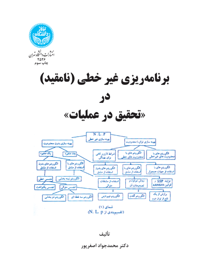 برنامهریزی غیرخطی (نامقید) در (تحقیق در عملیات) | دکتر محمد جواد اصغرپور | نشر دانشگاه تهران