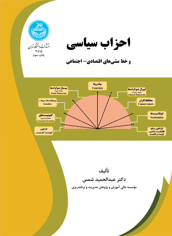 احزاب سیاسی و خط مشیهای اقتصادی- اجتماعی | دکتر عبدالحمید شمس | نشر دانشگاه تهران