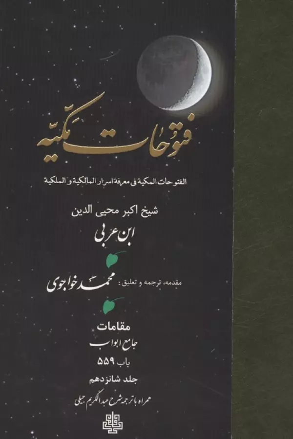 فتوحات مکیه 16 (الفتوحات المکیه فی معرفه اسرار المالکیه و الملکیه:مقامات جامع ابواب باب 559)