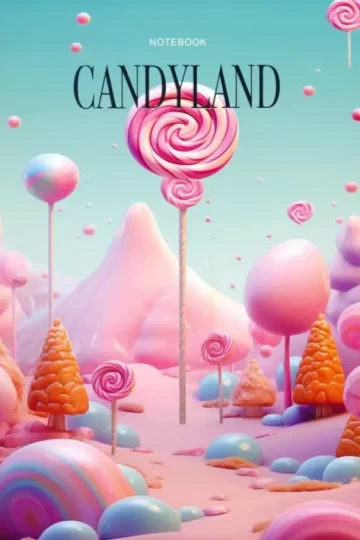 دفتر یادداشت خط دار (CANDYLAND،کد 509)
