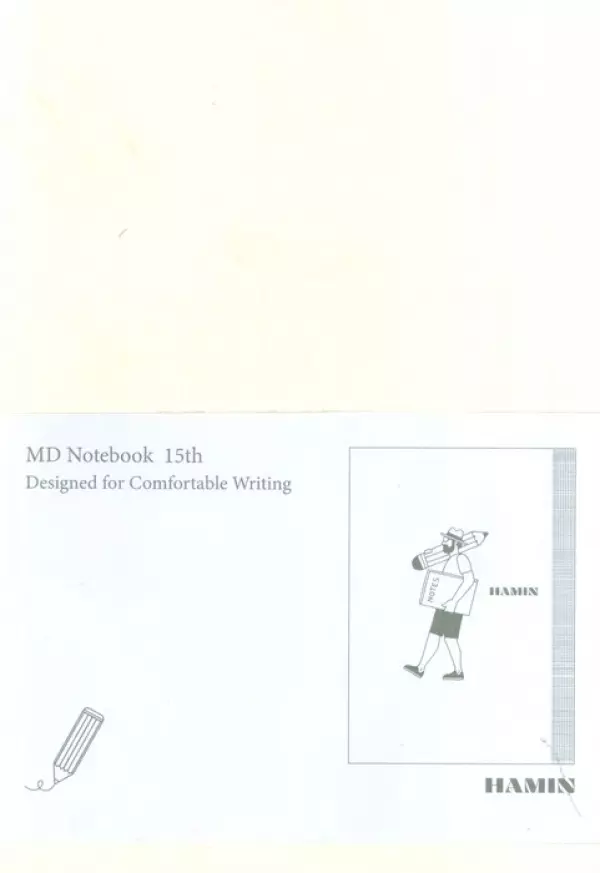 دفتر یادداشت بی خط MD NOTEBOOK (طرح MAN،کد 813)
