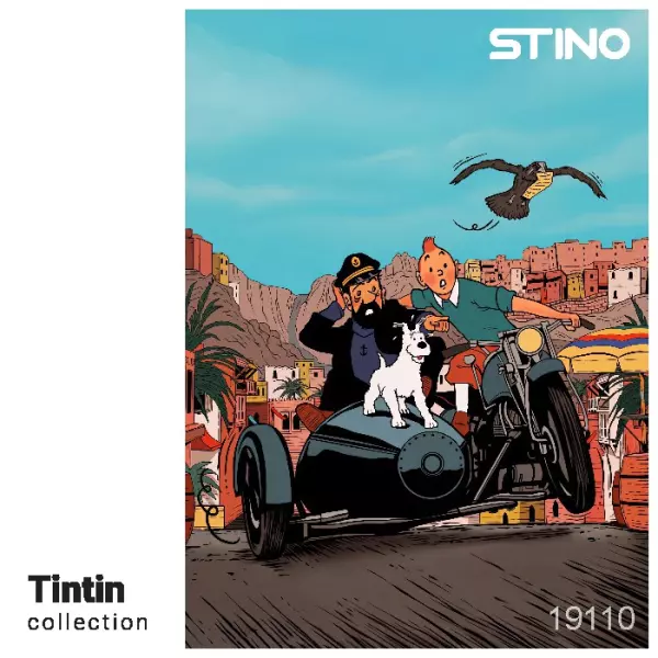 کتاب پازل شیشه ای استینو 500 تکه طرح تن تن (کد 19110)،(باجعبه) - معصومه بهارلویی