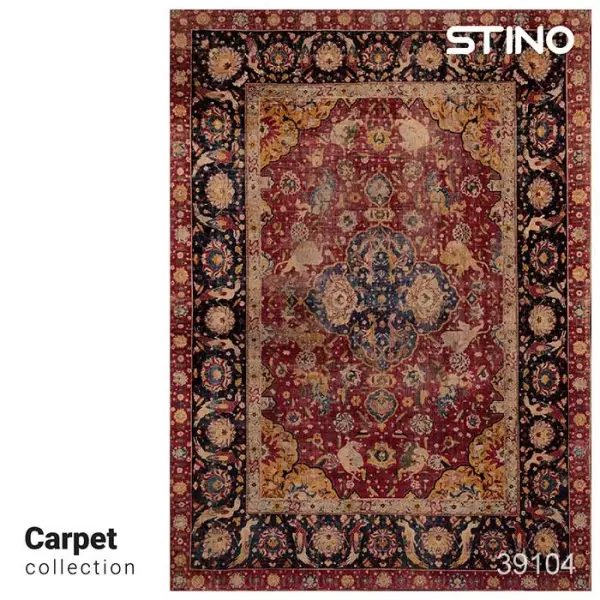 کتاب پازل شیشه ای استینو 260 تکه طرح فرش (کد 39104)،(باجعبه) - شهاب الدین مختاری