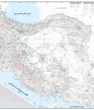 نقشه گردشگری ایران (کد 281)،(گلاسه)