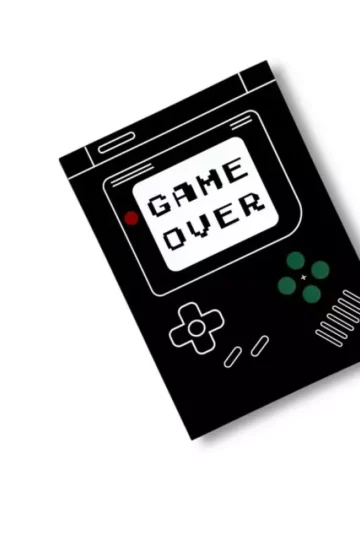 کتاب دفتر یادداشت نقطه ای RETRO (طرح GAME OVER،کد 964) - معصومه بهارلویی