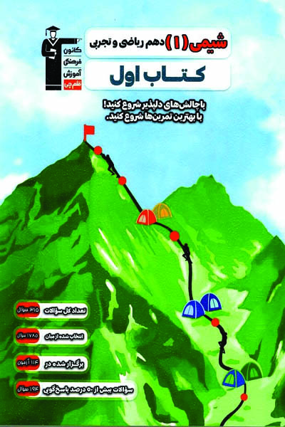 خرید فلش کارت شیمی دهم نیم سال اول از قلم چی